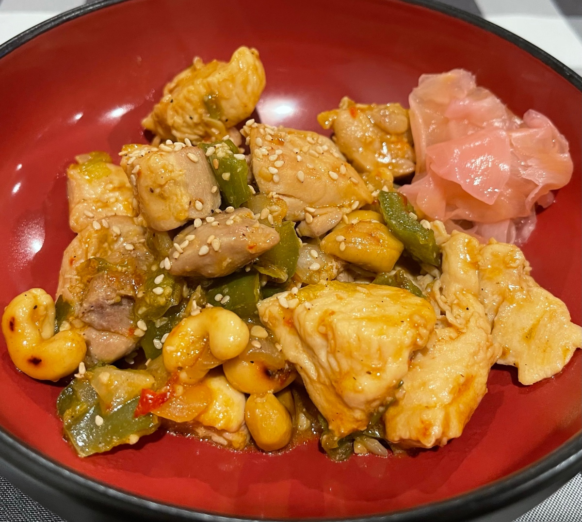 Low Carb Cashew Chicken